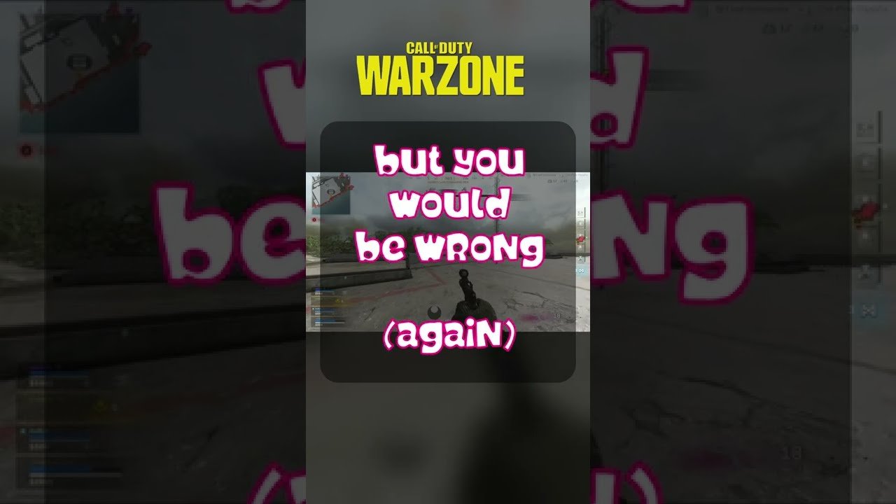 Make The Same Mistake Twice? Of Course I Do! – Warzone #Shorts