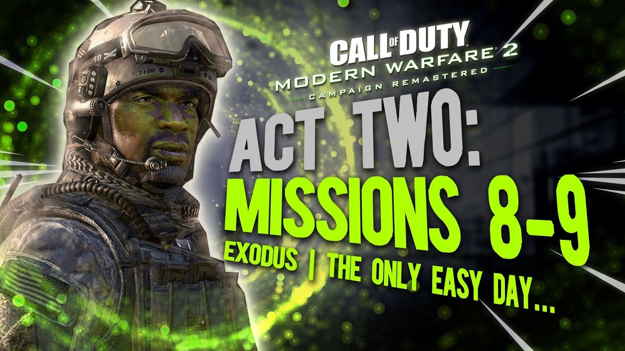 COD MW2 Remastered (2009/2020) – Missions 8-9 (Exodus/The Only Easy Day) – Let’s Play